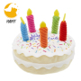 Dog Birthday Cake Toys Funny Dog Toys with Delicate Embroidery and Soft Stuffing