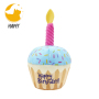 Dog Birthday Cake Toys Funny Dog Toys with Delicate Embroidery and Soft Stuffing