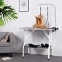 Pet Dog Cat Grooming Table Foldable Height Adjustable Drying Table for Home