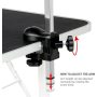 Pet Dog Cat Grooming Table Foldable Height Adjustable Drying Table for Home