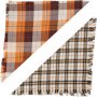 Halloween Dog Bandana, 2 Pack Pumpkin Reversible Dog Triangle Bibs Pet Scarf Accessories for Small Medium Large Dogs a