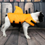 Dog Life Jacket Shark Dog Life Vest for Small Medium, Professional Pet Dog Lifesaver Preserver Cold Weather Coat Swim Suit