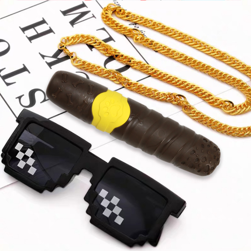 Cigar Cigarette For Doggy Funny Shape Puppy Toys Rubber Dog Chew Toy Interactive Dog Stuff Cute Dog Birthday Gift