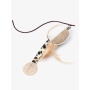 Wood Funny Cat Teaser Stick With Mouse For Cat