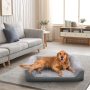 Waterproof Thick Foam Orthopedic Dog Bed with Machine Washable Cover For Pet