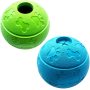 Dog Treat Toy Ball Rubber Food, Interactive Fun Play Outdoor and home Chew leaning Teeth