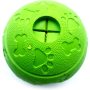Dog Treat Toy Ball Rubber Food, Interactive Fun Play Outdoor and home Chew leaning Teeth