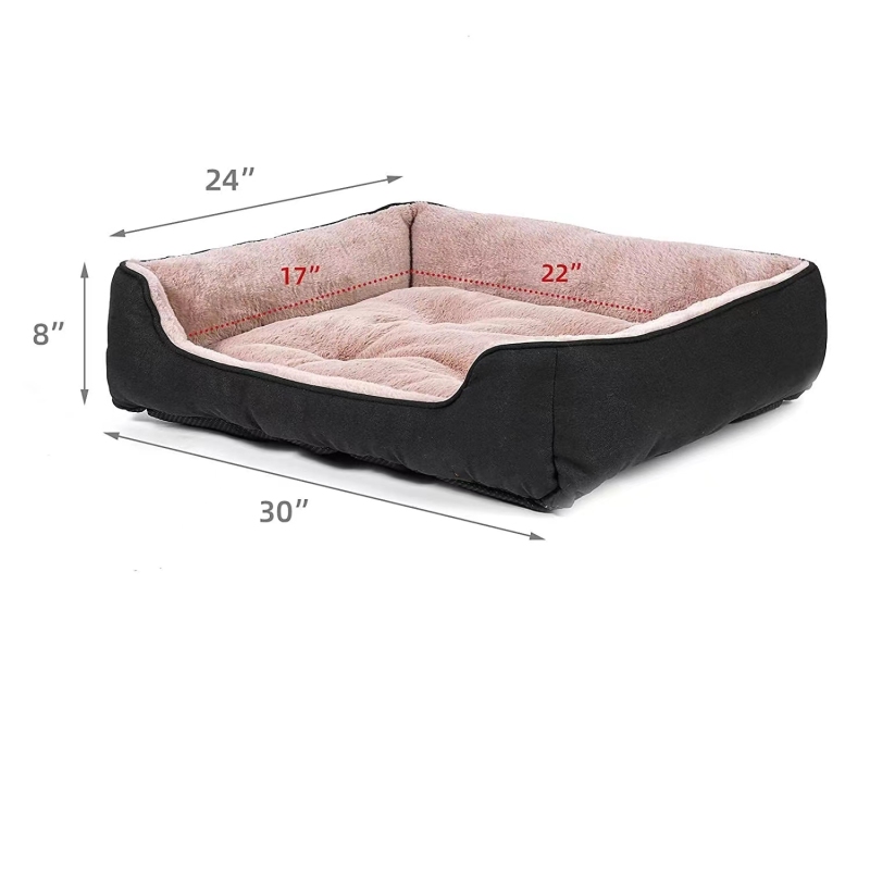 Durable Dog Bed with Waterproof Non-Skid Bottom