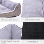 Durable Dog Bed with Waterproof Non-Skid Bottom