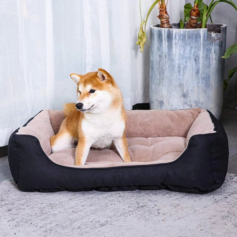 Durable Dog Bed with Waterproof Non-Skid Bottom