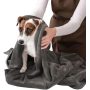 Dog Towel uper Soft Dog Drying Towel Ultra Absorbent Dog Bath Towel with Embroidered Paw Print