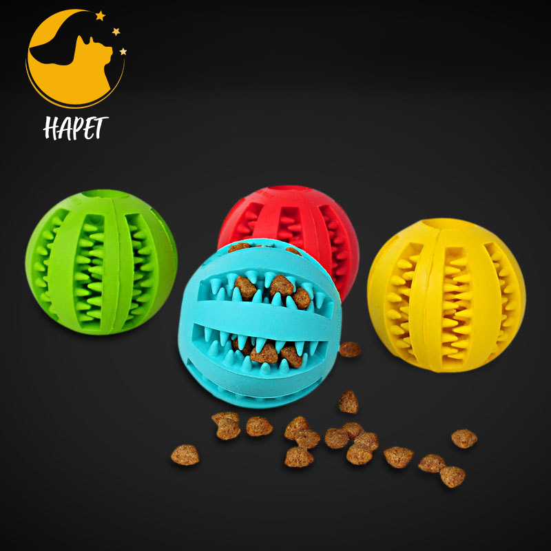 Watermelon ball pet dog toy ball chew clean grinding teeth ball pet rubber leaky