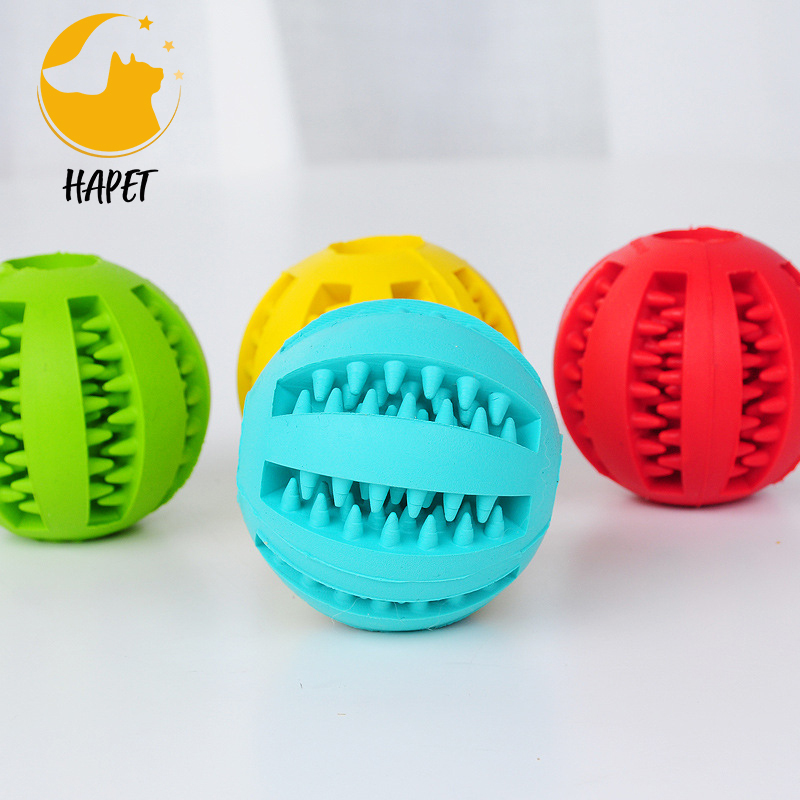 Watermelon ball pet dog toy ball chew clean grinding teeth ball pet rubber leaky