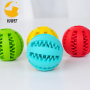 Watermelon ball pet dog toy ball chew clean grinding teeth ball pet rubber leaky