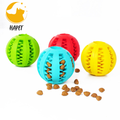 Watermelon ball pet dog toy ball chew clean grinding teeth ball pet rubber leaky
