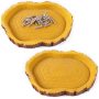 Reptile Water and Food Bowls Novelty Food Bowls