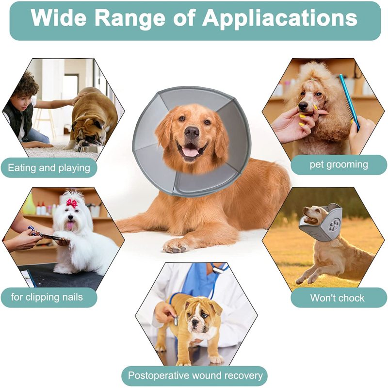 Protective Collar Pet Recovery Cone for Small Medium Large Dogs
