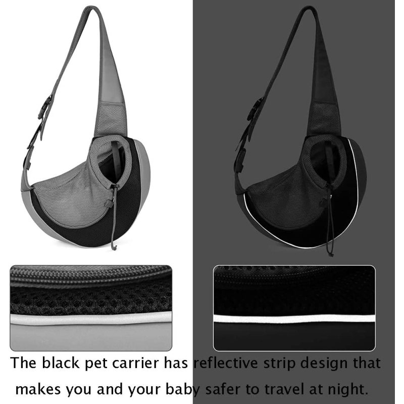 Travel Safe Sling Carrier Breathable Bag Carrier for Dogs Cats