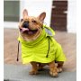 Waterproof Reflective Dog Raincoat Adjustable Pet Jacket Lightweight Dog Hooded Poncho for Small to Large Dogs