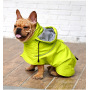 Waterproof Reflective Dog Raincoat Adjustable Pet Jacket Lightweight Dog Hooded Poncho for Small to Large Dogs