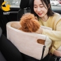 Seggiolino auto per cani e gatti, con bracciolo, per auto, per cani di piccola taglia e gatti