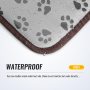 Pet Heating Pad for Dog Cat Heat Mat Indoor Electric Waterproof Dog Heated Pad with Chew Resistant Cord, Pet Blanket Warmer