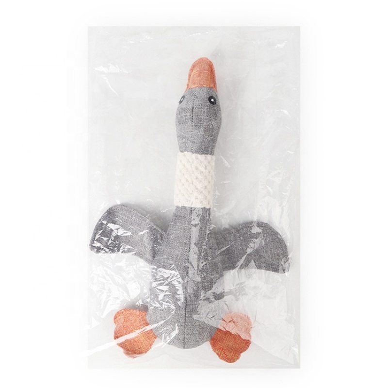 Factory Direct Sales Durable Flying Duck Indestructible Squeaky Interactive Pet Toys Dog Chew Dog