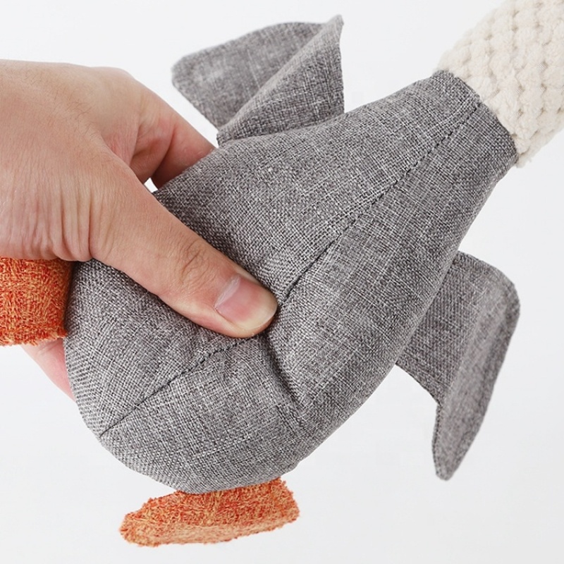 Factory Direct Sales Durable Flying Duck Indestructible Squeaky Interactive Pet Toys Dog Chew Dog