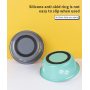 Non-Slip Silicone Sole Dogs Feeding Bowls Stainless Steel Pet Feeder