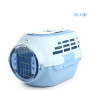 Manufacture plastic pet carrier cage cat transport box portable pet cage