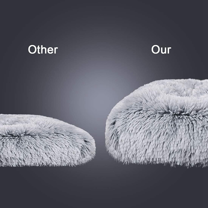 Wholesale Custom Washable Anti-Slip Dog Bed Crate Mat Deluxe Plush Soft Sleeping Anti Anxiety Fluffy Kennel Pet Beds