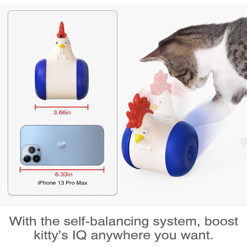 Infrared Pointer Stimulation Mentally Stimulating Interactive Cat Toy for Kitty Rechargeable Indoor