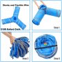 Reflective Tape Tunnel Cat Collapsible Tube Longer Pet Toy for Puppy Kitten