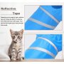 Reflective Tape Tunnel Cat Collapsible Tube Longer Pet Toy for Puppy Kitten