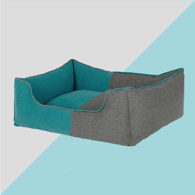 Cute Luxury Foam Washable Machine Dog Bed Removable Washable Cover Dog Sofa Bed for Comfortable Sleep