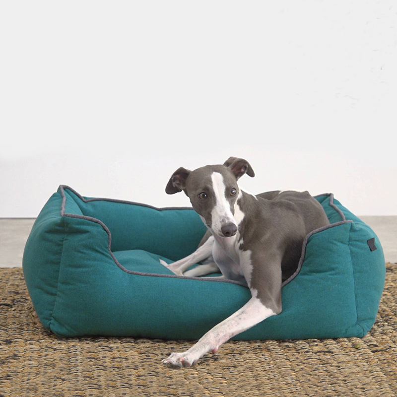 Cute Luxury Foam Washable Machine Dog Bed Removable Washable Cover Dog Sofa Bed for Comfortable Sleep