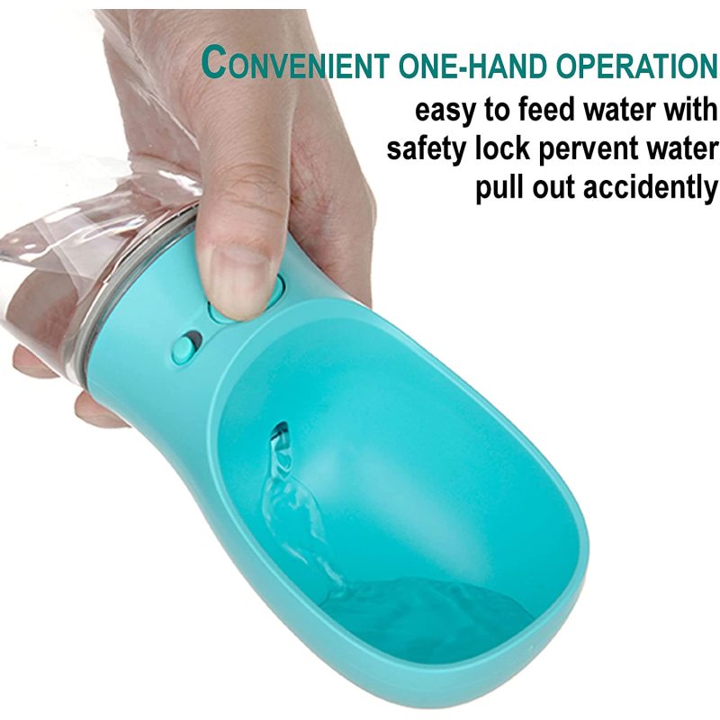 Portable Water Dispenser Light Weight Leak Proof Outdoor Walks Pet Dog Water Bottle