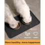 Non Slip Strong Suction Dog Food Feeding Mat for Floors Waterproof Cats and Dogs Food Place mat Tray