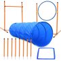 Pet Outdoor Games Agility Course Equipments Obstacle Agility Training Starter Kit for Doggie