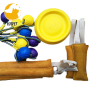 Leather Bite Stick Toy Trainer Suitable for Working Dogs Early