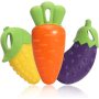 Squeaky Dog Chew Toys, 3 Pack Indestructible Dog Toys for Aggressive Chewers Tough Durable Rubber Carrot Dog Toy Teeth-Cleaning