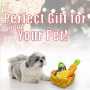 Squeaky Dog Chew Toys, 3 Pack Indestructible Dog Toys for Aggressive Chewers Tough Durable Rubber Carrot Dog Toy Teeth-Cleaning