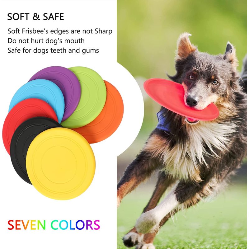 Puppy Flyer Dog Flying Disc for Small Medium Dogs Puppy Toys