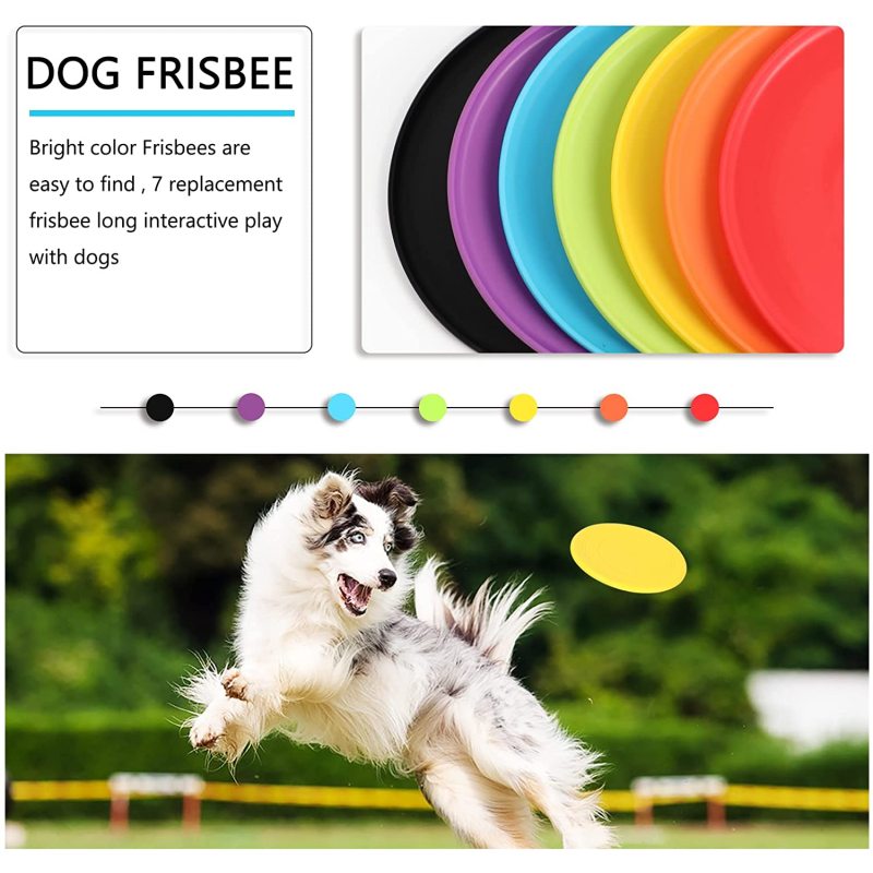 Puppy Flyer Dog Flying Disc for Small Medium Dogs Puppy Toys