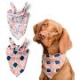 Dog Bandana - Picnic in Paris Set - Pink Dog Outfit with Floral & Watercolor Designs - Elegant Dog Accessories for Your Beloved