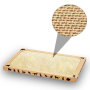 Flat Cat Scratcher Cat Scratching pad Toys Sisal Scratch Pad Anti-Slip Backing Catnip Durable Scratching Pad Sisal