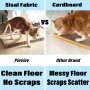 Flat Cat Scratcher Cat Scratching pad Toys Sisal Scratch Pad Anti-Slip Backing Catnip Durable Scratching Pad Sisal