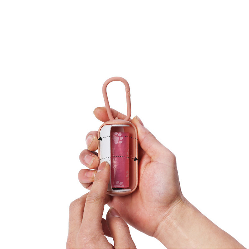 Cute Dog Poop Pickup Bags Holder Waste Bags Dispenser for Lead Leash