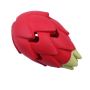 Dragon Fruit Shape Pet Iq Treat Ball Fun Interactive Food Dispensing Dog Rubber Chew Toy Rubber Tooth Cleaning Toy