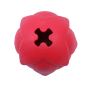 Dragon Fruit Shape Pet Iq Treat Ball Fun Interactive Food Dispensing Dog Rubber Chew Toy Rubber Tooth Cleaning Toy